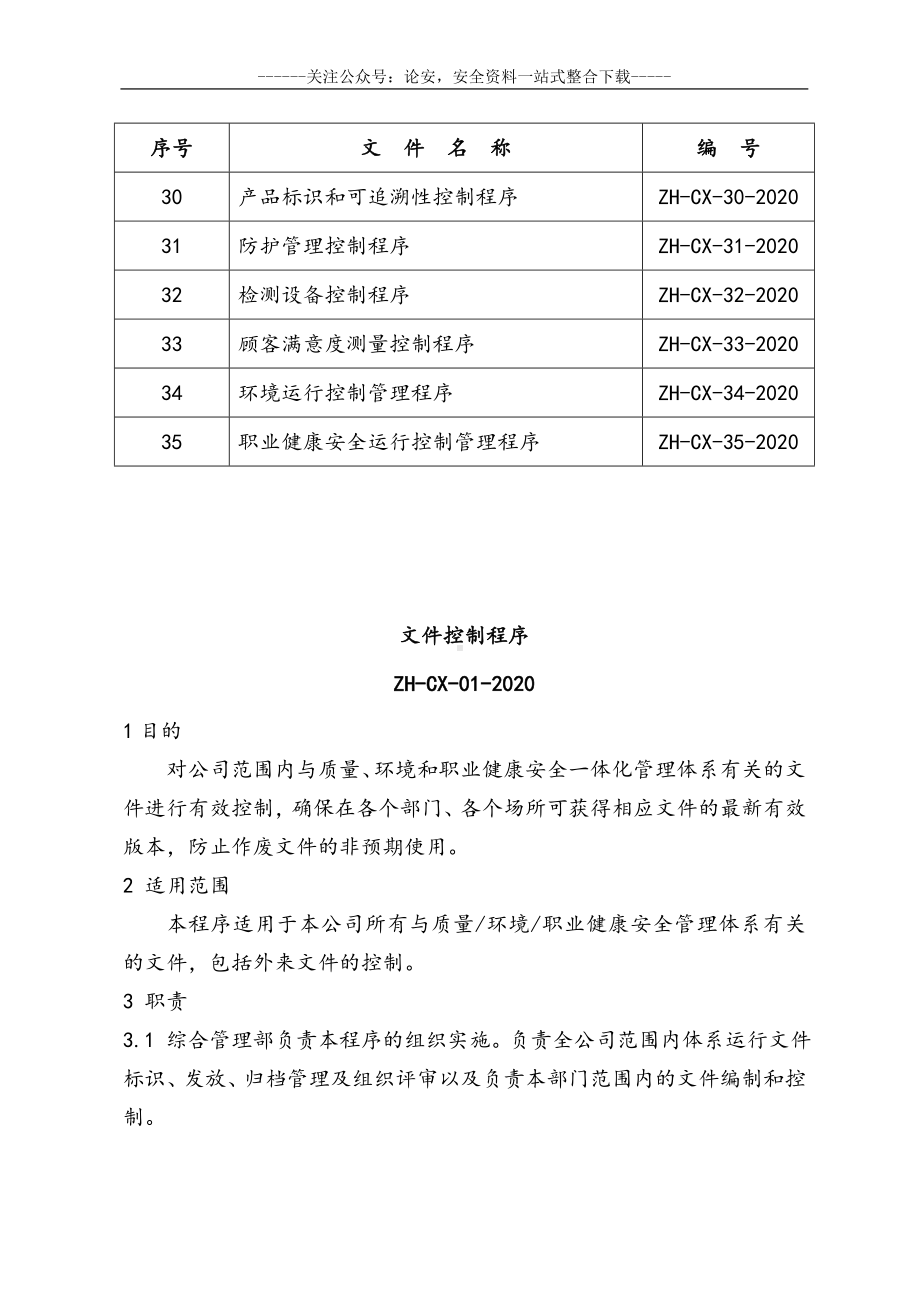 2020年新版ISO45001职业健康安全管理体系全套程序文件.doc_第3页