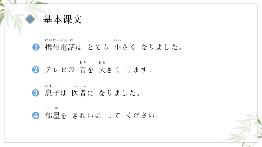 第18课 携帯電話は とても 小さく なりましたppt课件-2023新标准初级《高中日语》上册.pptx_第3页