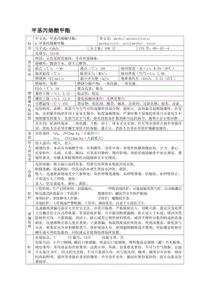 危险化学品安全技术说明书之甲基丙烯酸甲酯.docx