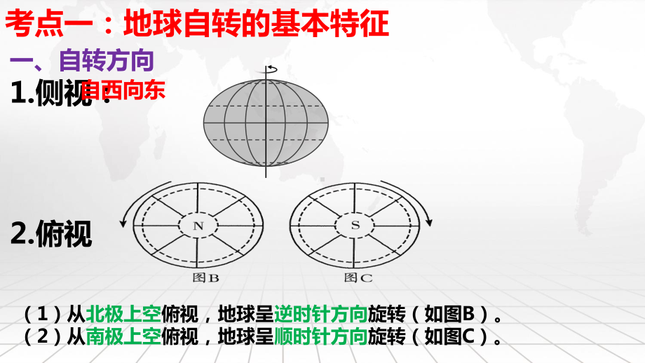 2023年高考地理专题复习：地球的自转及其地理意义 课件51张.pptx_第2页