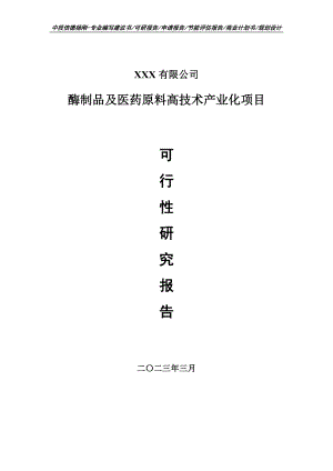 酶制品及医药原料高技术产业化项目可行性研究报告.doc