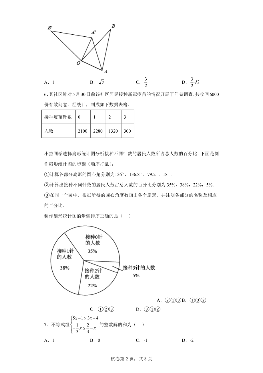 湖南省邵阳市2021年中考数学真题.docx_第2页