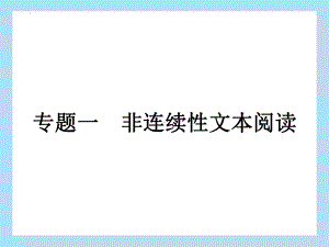 专题一 非连续性文本阅读 社会热点 文化风物ppt课件2022年中考语文二轮复习.pptx