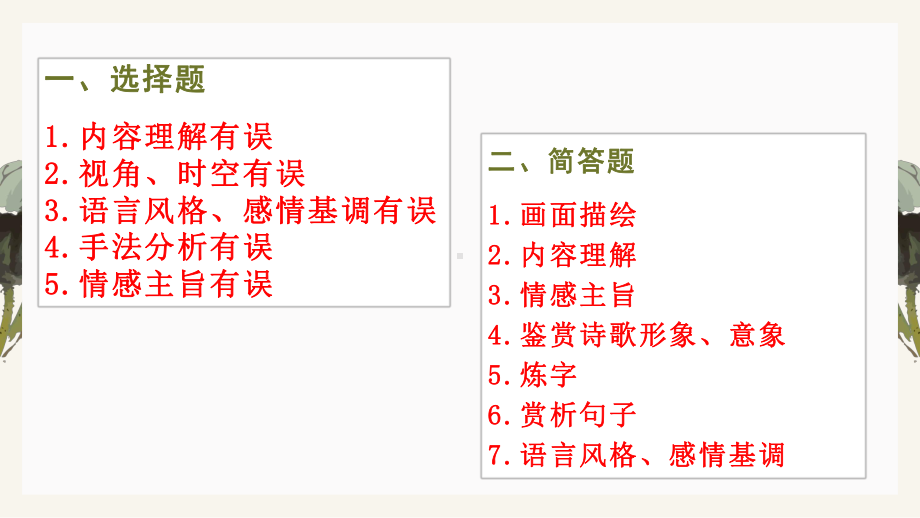 中考语文二轮专题复习：如何读懂古诗词曲（共31张PPT）ppt课件.pptx_第2页