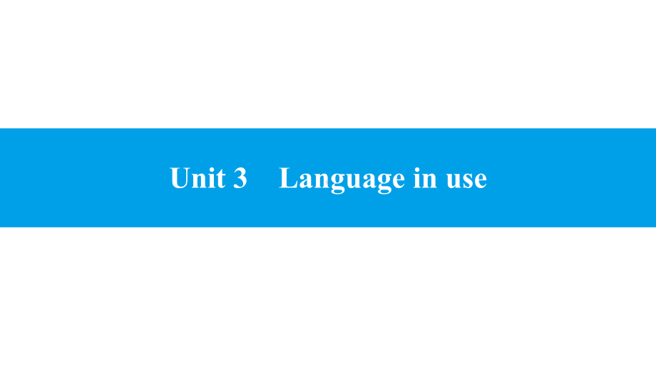 Module 1 Unit 3　Language in use 习题（ppt课件） -2023新外研版九年级下册《英语》.pptx_第1页