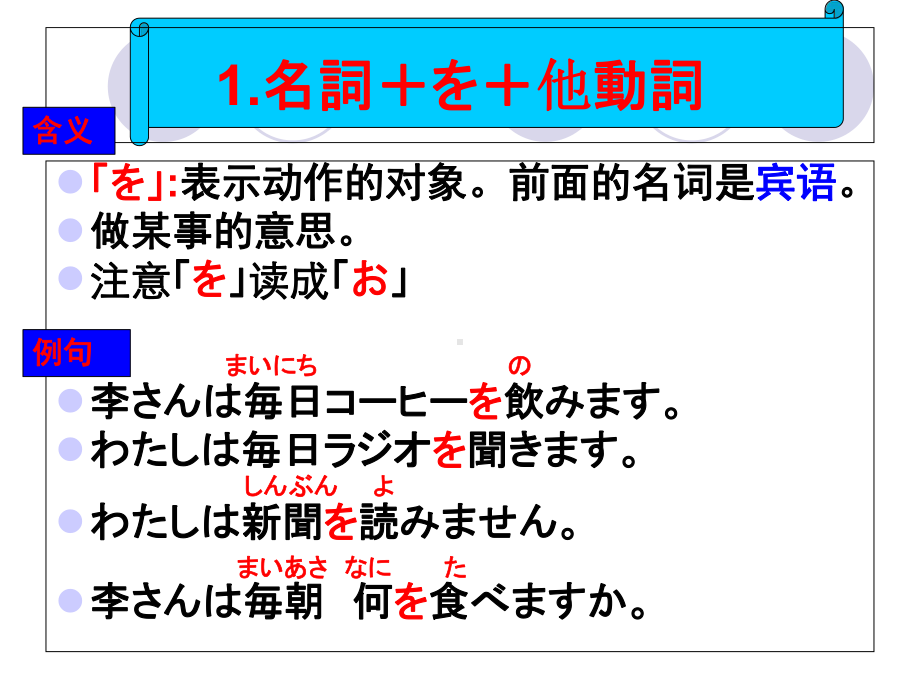 第7课 李さんは毎日コーヒーを飲みますppt课件-2023新标准《高中日语》初级上册.ppt_第3页