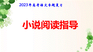 2023年高考语文专题复习：小说阅读指导 课件53张.pptx