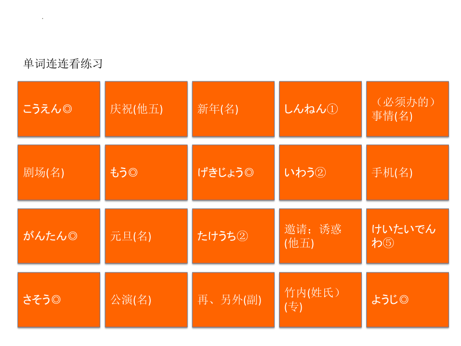 第14课 单词连连看练习ppt课件-2023新新编日语《高中英语》第一册.pptx_第3页