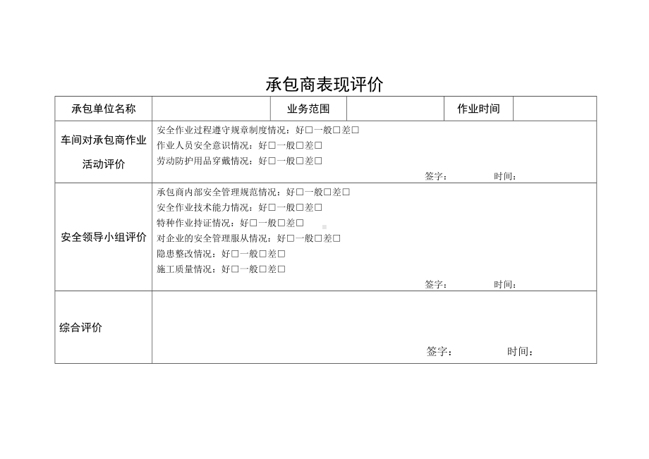 承包商表现评价.doc_第2页