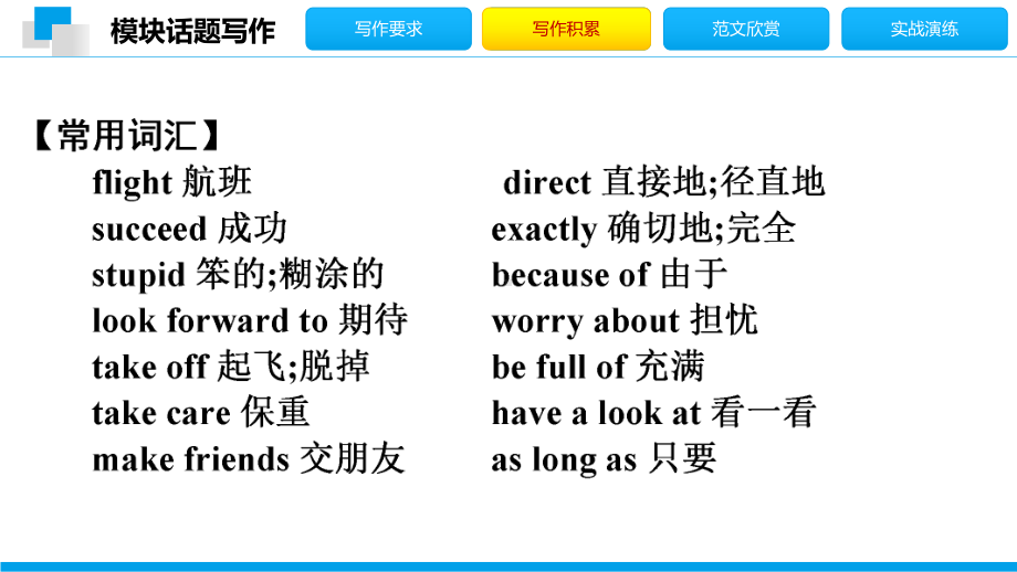 Module 1 模块话题写作 习题（ppt课件） -2023新外研版九年级下册《英语》.pptx_第3页