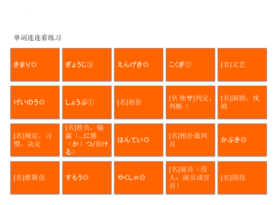 第16课 单词连连看练习ppt课件-2023新新编日语《高中日语》第二册.pptx_第2页