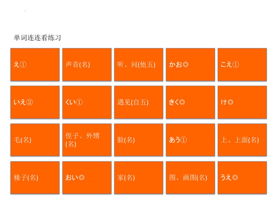 第1课 单词连连看练习ppt课件-2023新新编日语《高中英语》第一册.pptx_第1页