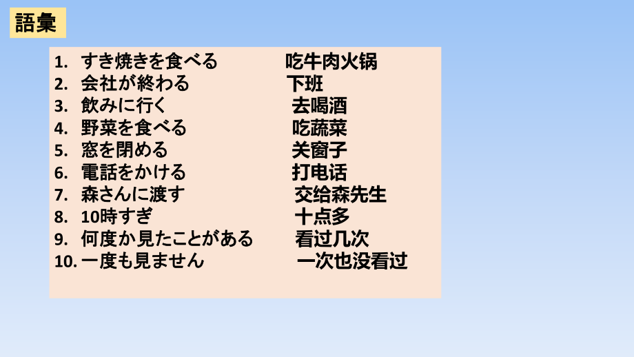 第21课 私は すき焼きを 食べた ことが ありますppt课件-2023新标准《高中日语》初级上册.pptx_第3页