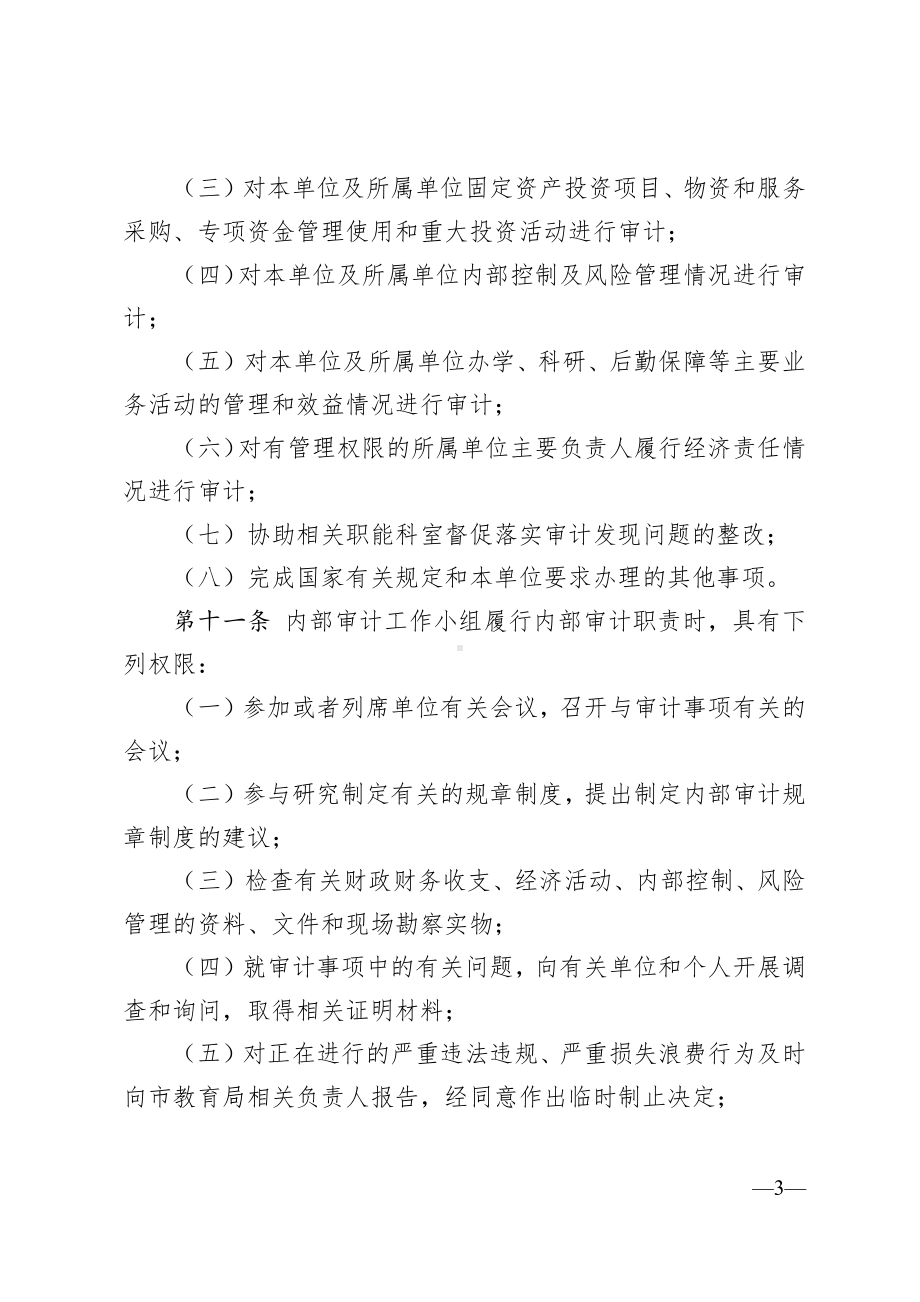 教体系统内部审计制度.docx_第3页