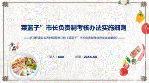 宣传讲座菜篮子”市长负责制考核办法实施细则内容PPT.pptx