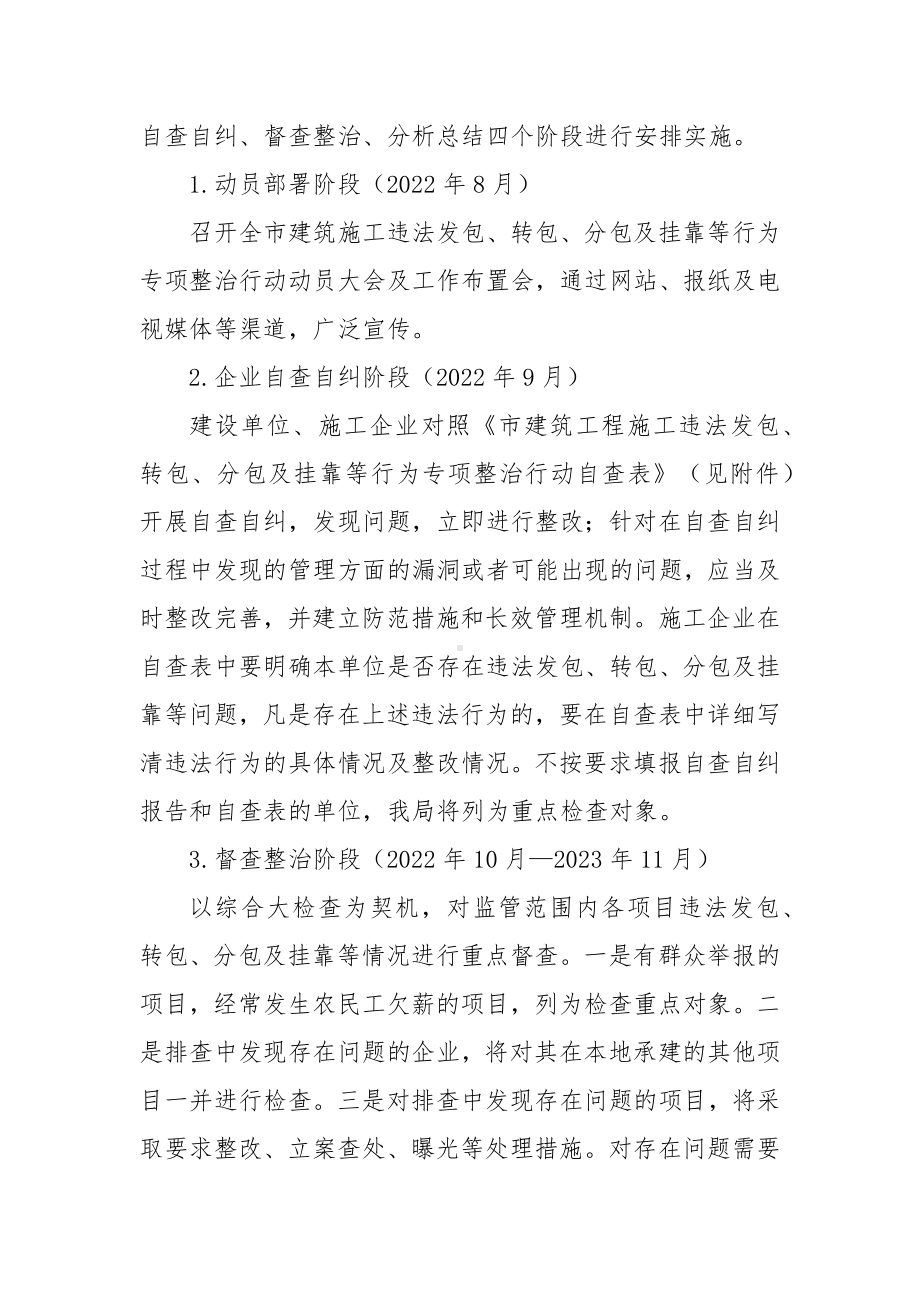 建筑工程违法发包、转包、分包及挂靠等行为专项整治行动方案.docx_第3页