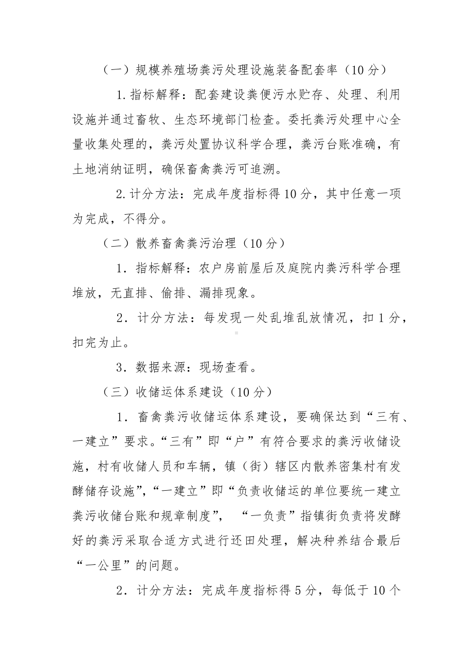 畜禽粪污资源化利用考核指标及评分细则.docx_第3页