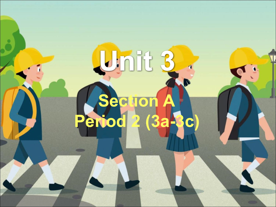 Unit 3 How do you get to school SectionA(3a-3c)（ppt课件+音频）（共39张PPT）-2023新人教新目标版七年级下册《英语》.rar