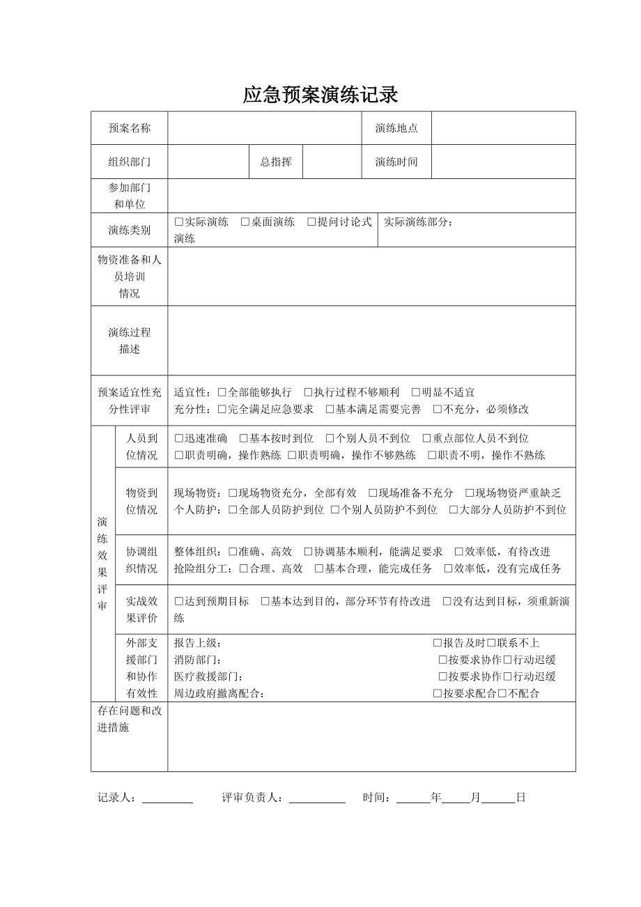 应急演练培训记录、演练记录、演练总结.docx_第3页