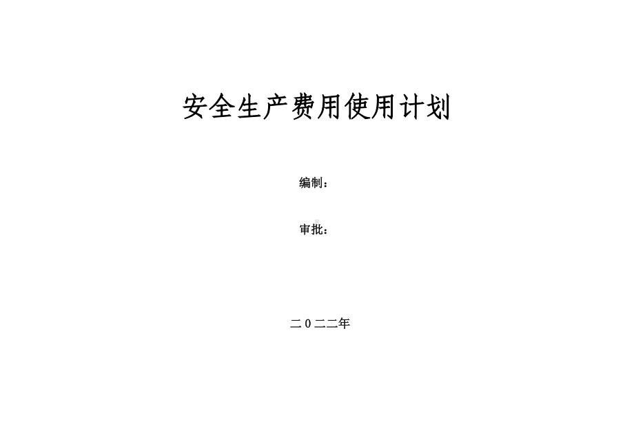 包装厂安全投入计划.docx_第1页