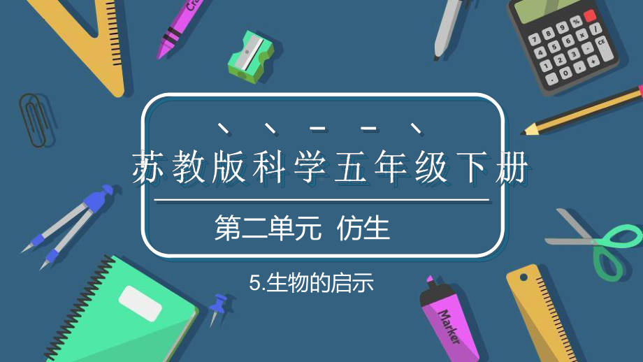 2.1生物的启示 ppt课件 (共13张PPT)-2023新苏教版五年级下册《科学》.pptx_第1页