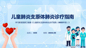 儿童肺炎支原体肺炎诊疗指南（2023年版）学习解读课程课件.pptx