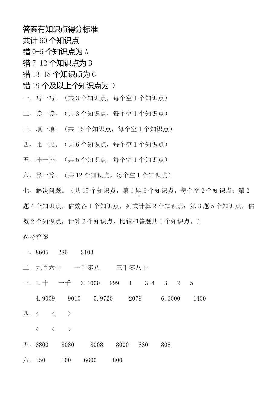 小学数学二年级下册第七单元测试卷.docx_第3页