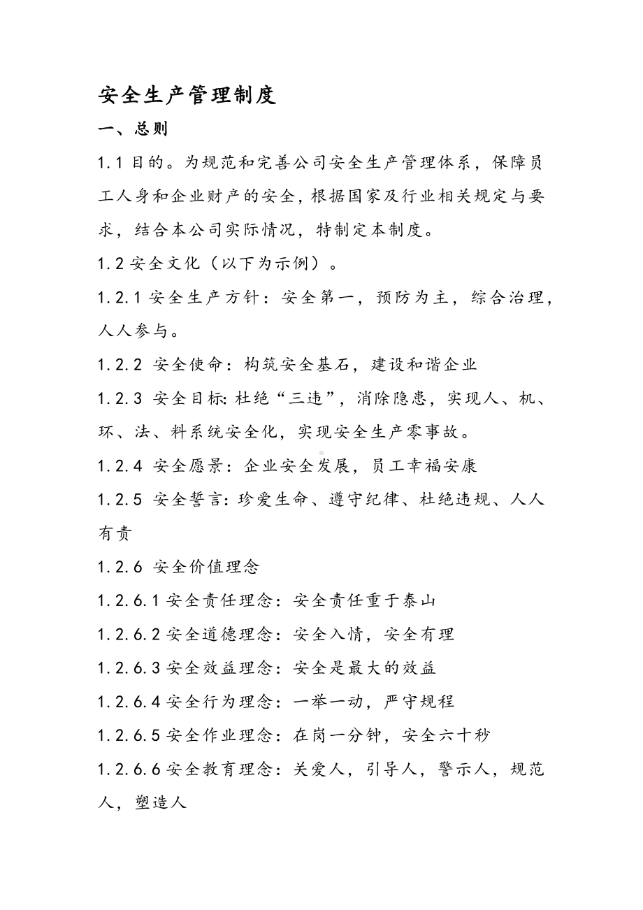 公司安全生产管理制度.docx_第1页