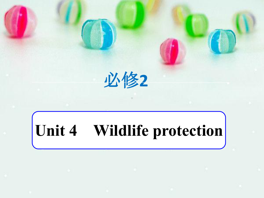 必修2wildlifeprotection词汇复习.ppt_第1页