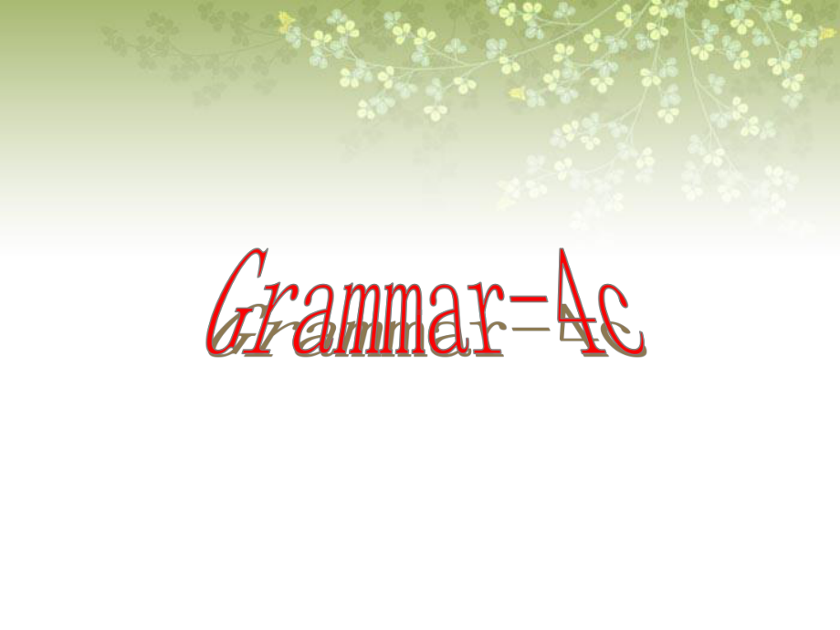 Grammar-4c单元语法精讲精练.ppt_第1页