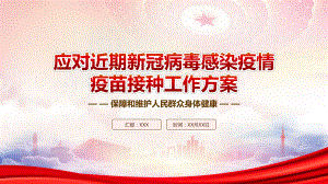 2023《应对近期新冠病毒感染疫情疫苗接种工作方案》重点内容学习PPT课件（带内容）.pptx