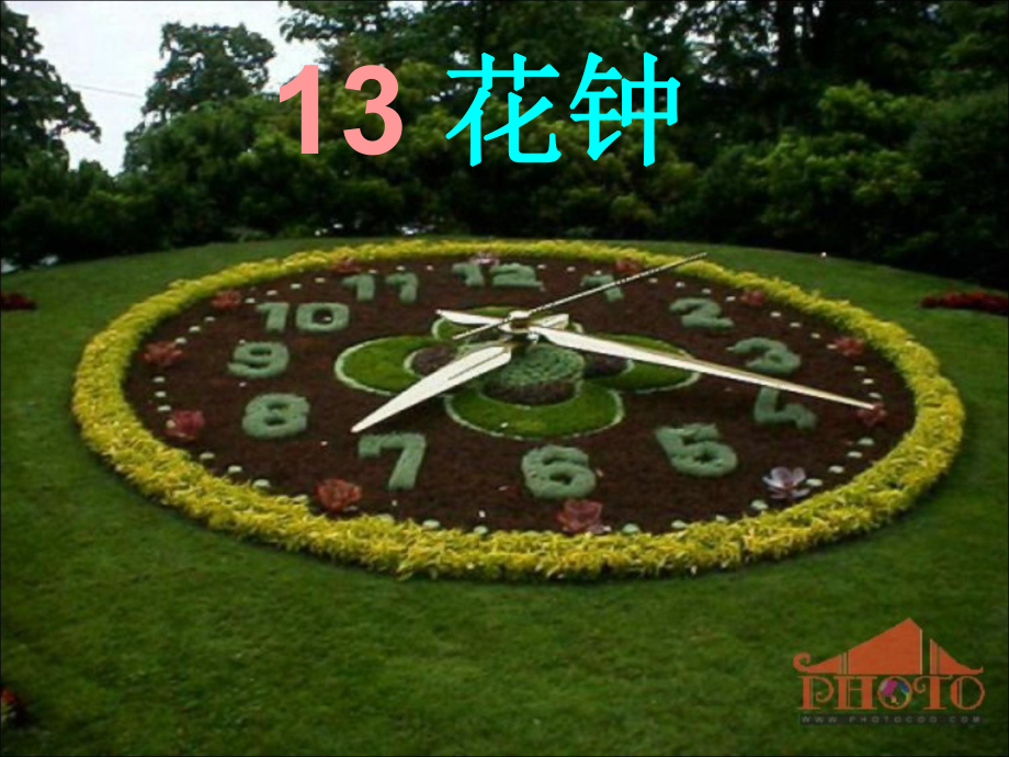 13《花钟》课件.ppt_第1页