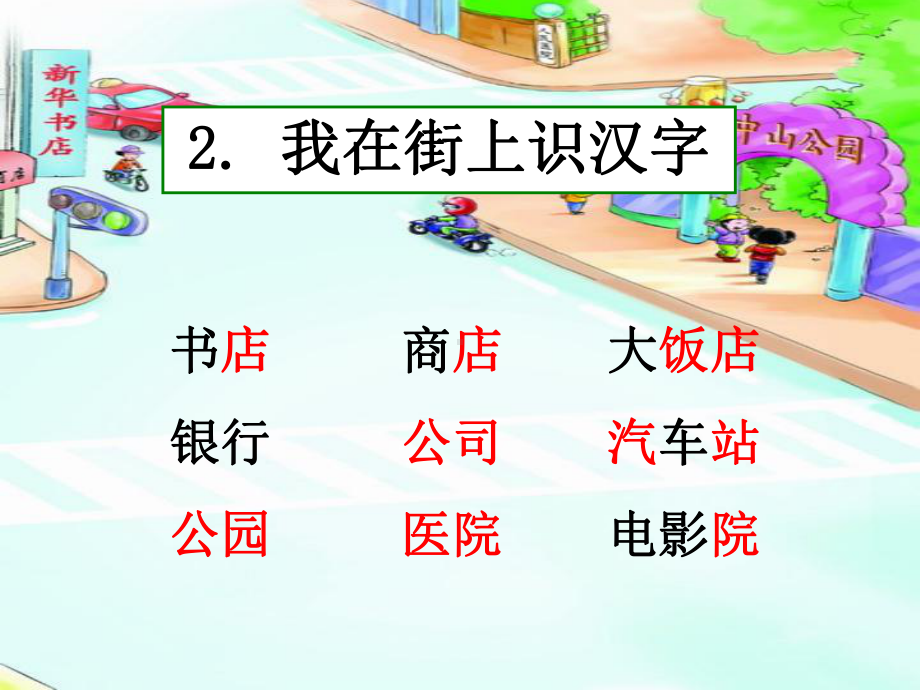 2、我在街上识汉字1.ppt_第3页