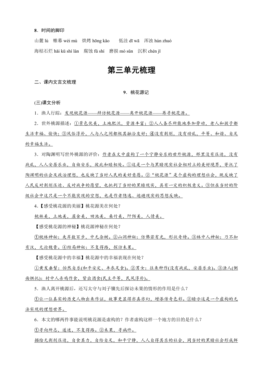 （部）统编版八年级下册《语文》期末复习资料.docx_第2页