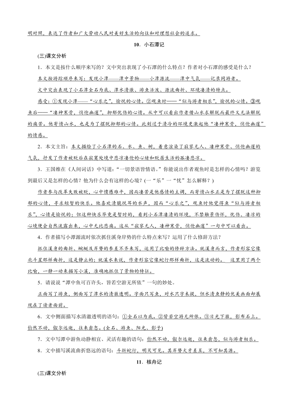 （部）统编版八年级下册《语文》期末复习资料.docx_第3页