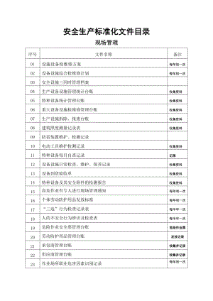 现场管理安全生产内容.docx