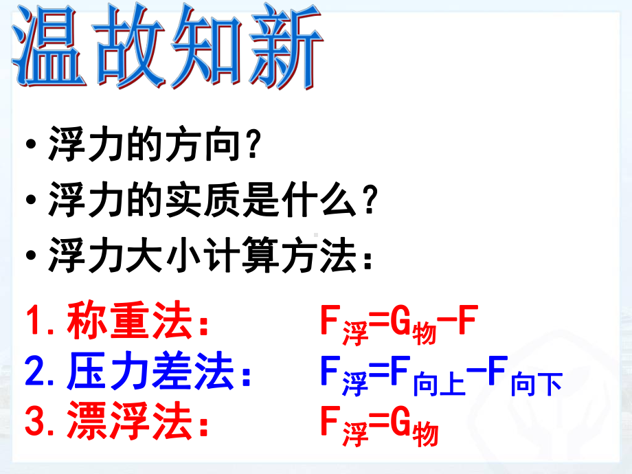 103科学探究浮力的大小.ppt_第1页