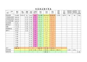 电气工程量计算表格（成套自动计算）.xls