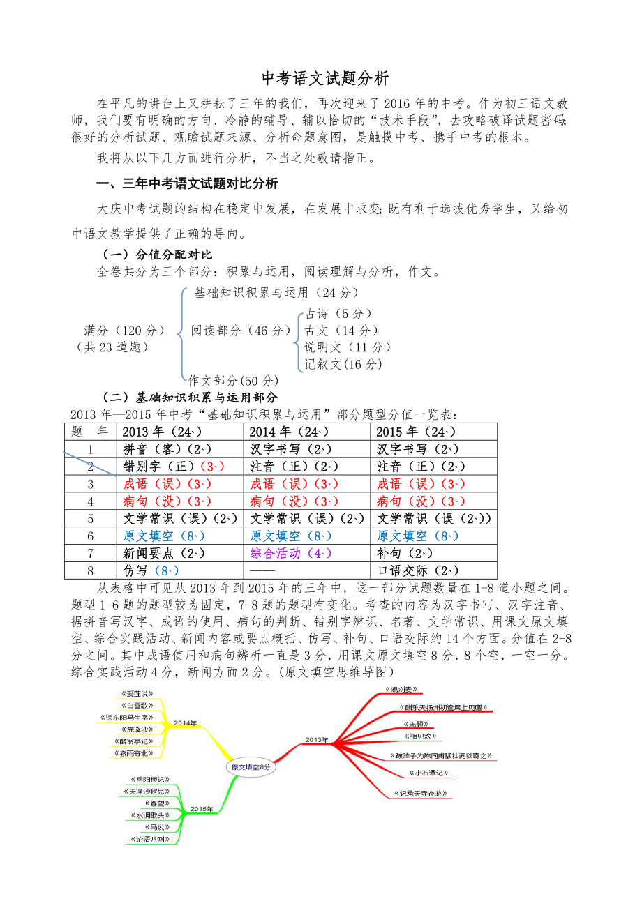 中考语文试题分析.doc_第1页