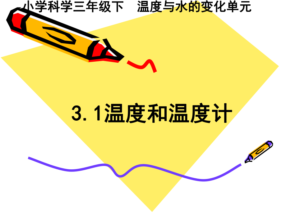 31温度和温度计PPT新教科版三年级下册科学.ppt_第1页