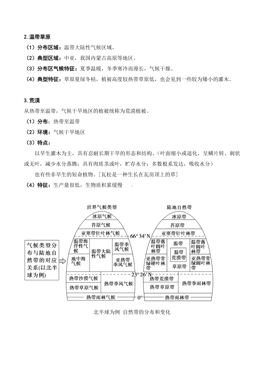 地理人教版高中必修一（2019年新编）-第五章 植被和土壤（复习讲义）.docx_第3页