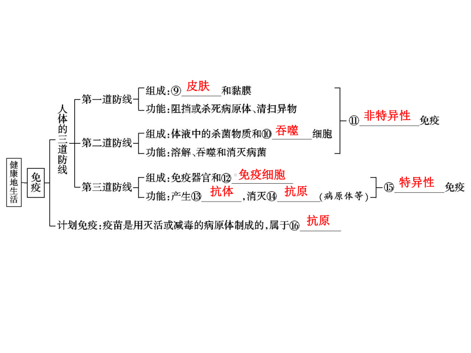 中考生物学专题知识整合·专题十健康地生活.ppt_第3页