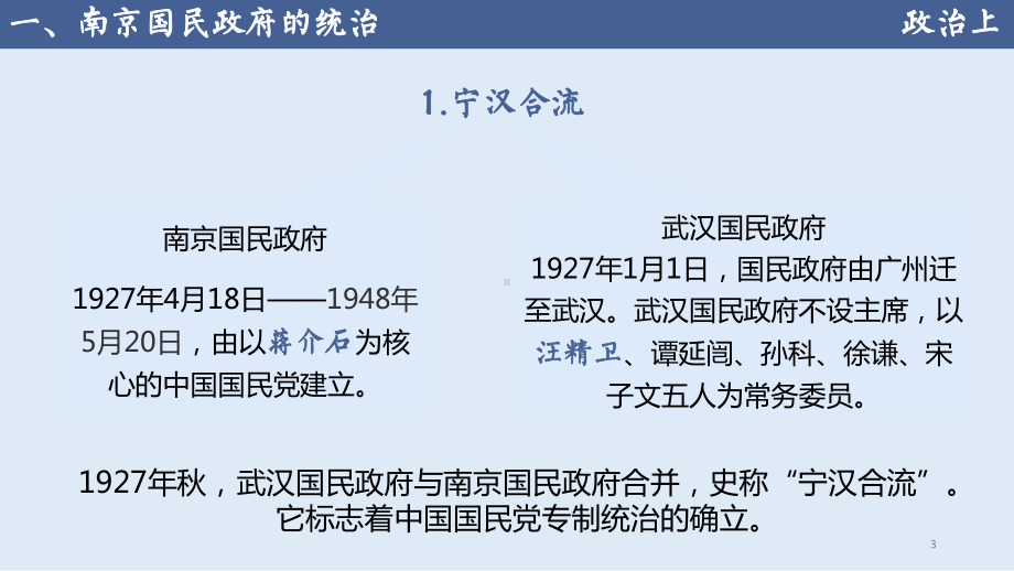 第22课 南京国民政府的统治和中国共产党开辟革命新道路 ppt课件-（部）统编版（2019）《高中历史》必修中外历史纲要下册.pptx_第3页