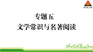 专题五文学常识与名著阅读.ppt