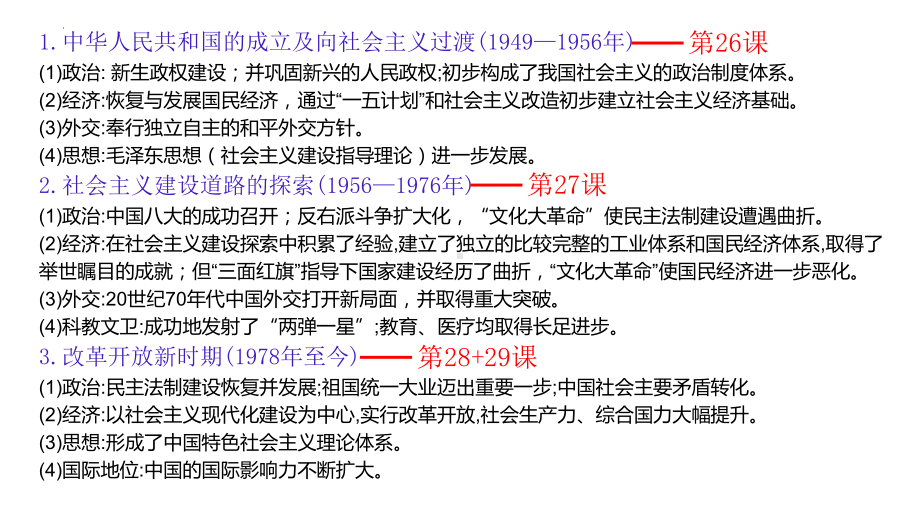 第九十单元 中华人民共和国发展建设史 ppt课件-（部）统编版（2019）《高中历史》必修中外历史纲要上册.pptx_第3页