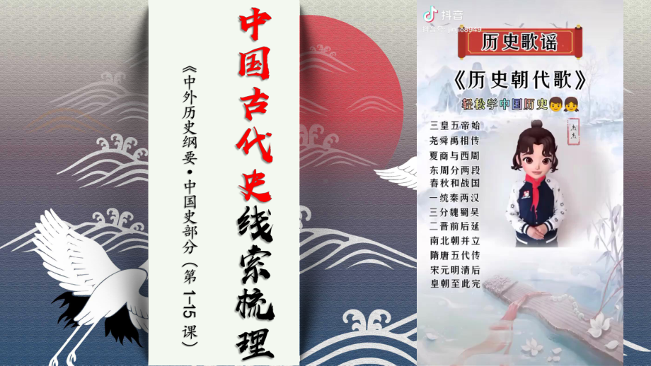 中国古代史线索梳理 ppt课件-（部）统编版（2019）《高中历史》必修中外历史纲要上册.pptx_第1页