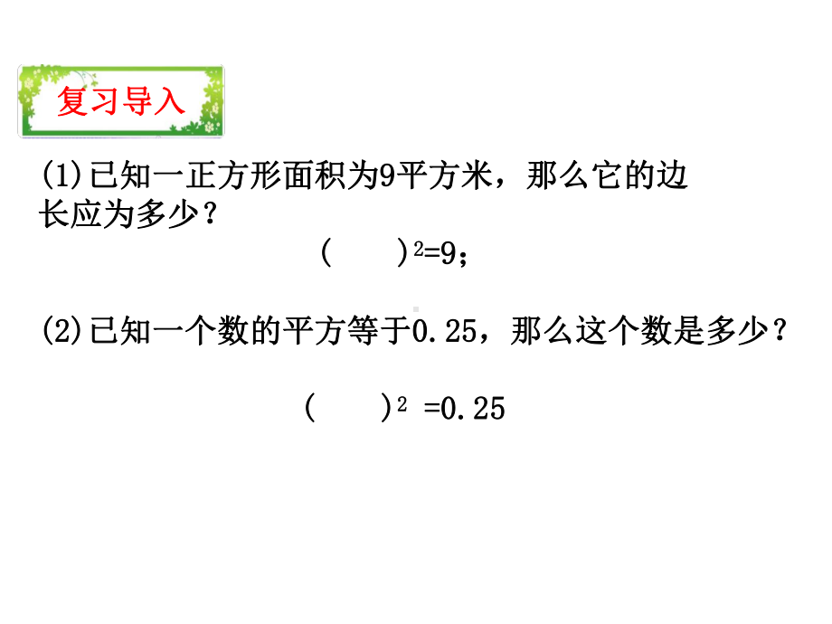 人教版七年级下613平方根课件（共18张PPT）.ppt_第2页