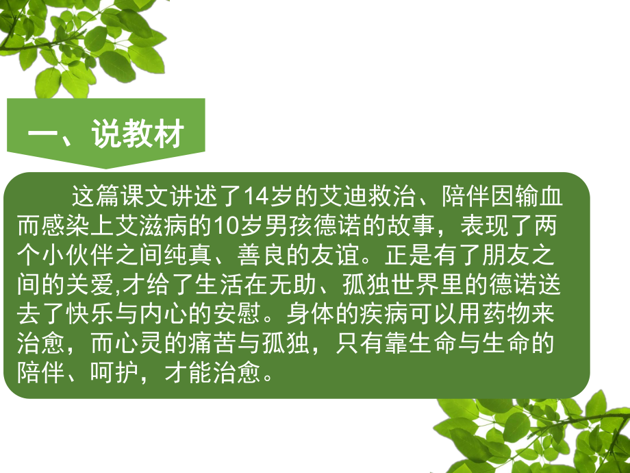 《生命的药方》刘维莹说课课件.ppt_第2页