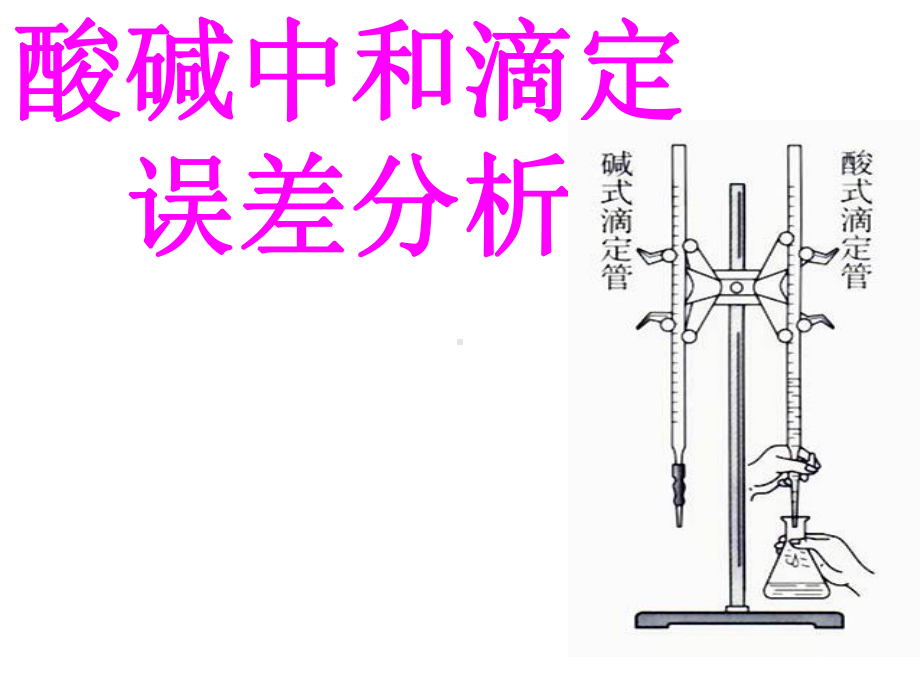 上课酸碱中和滴定误差分析.ppt_第1页