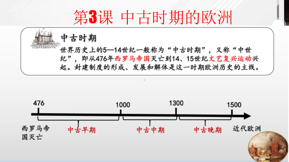 第3课中古时期的欧洲 ppt课件-（部）统编版（2019）《高中历史》必修中外历史纲要下册.pptx_第1页